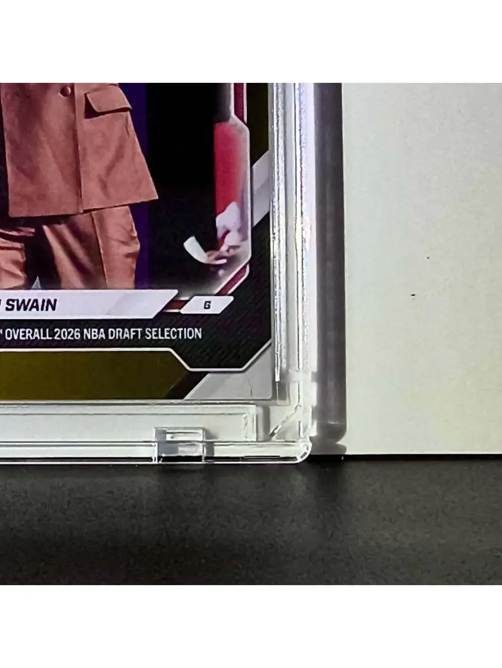 Dailyn Swain Rookie 2026-27 Topps NBA Draft #DSWA Gold Foil 43/50 Card Bulls
